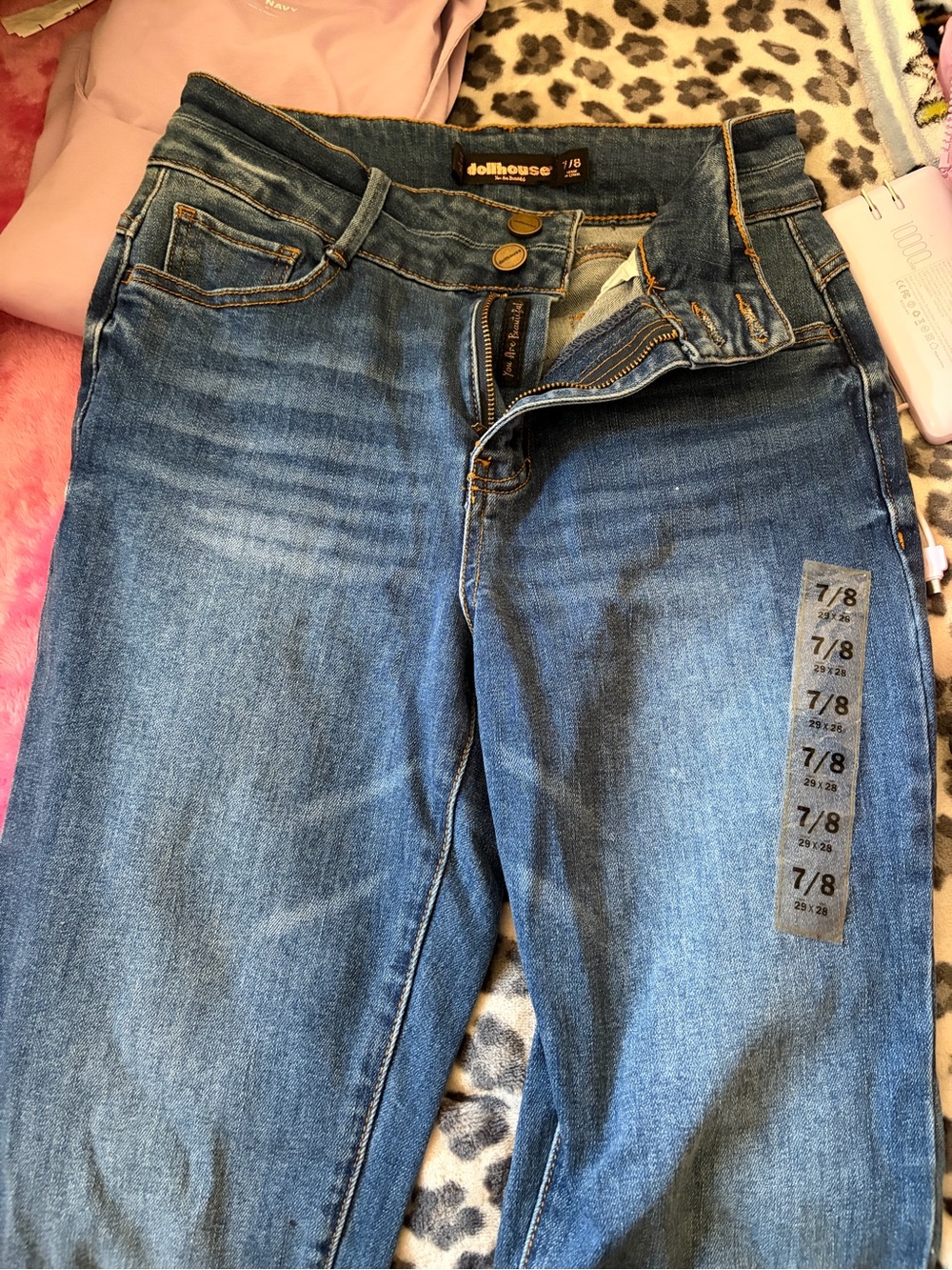Dollhouse Medium Blue High-Rise Jeans
